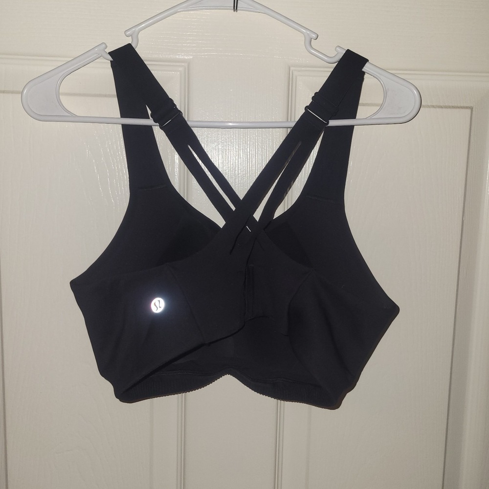 Lululemon AirSupport Bra *High Support Cups BLK/ASGY Size 34D - Picture 3 of 6